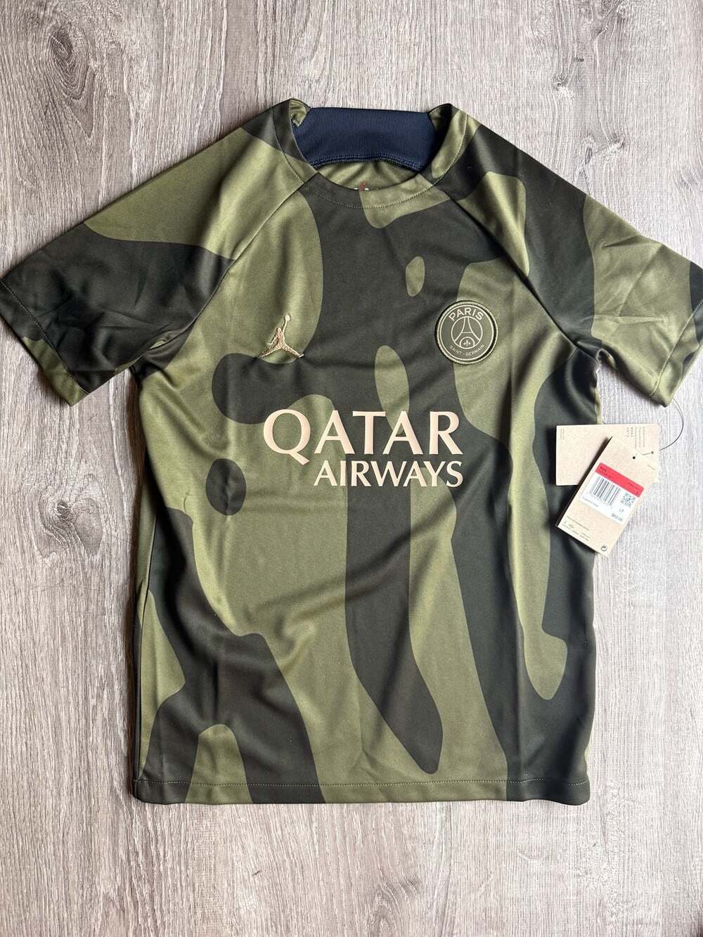 Jordan Paris Saint-Germain PSG 2023-24 Academy Pro Fourth Camo Pre-Match Jersey